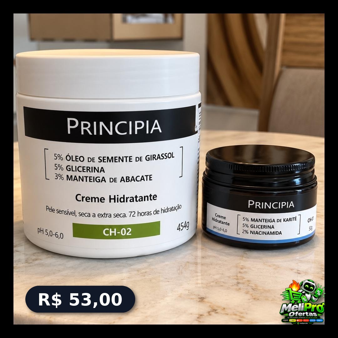 Principia Kit Cremes Hidratantes Rosto E Corpo Ch-01 + Ch-02