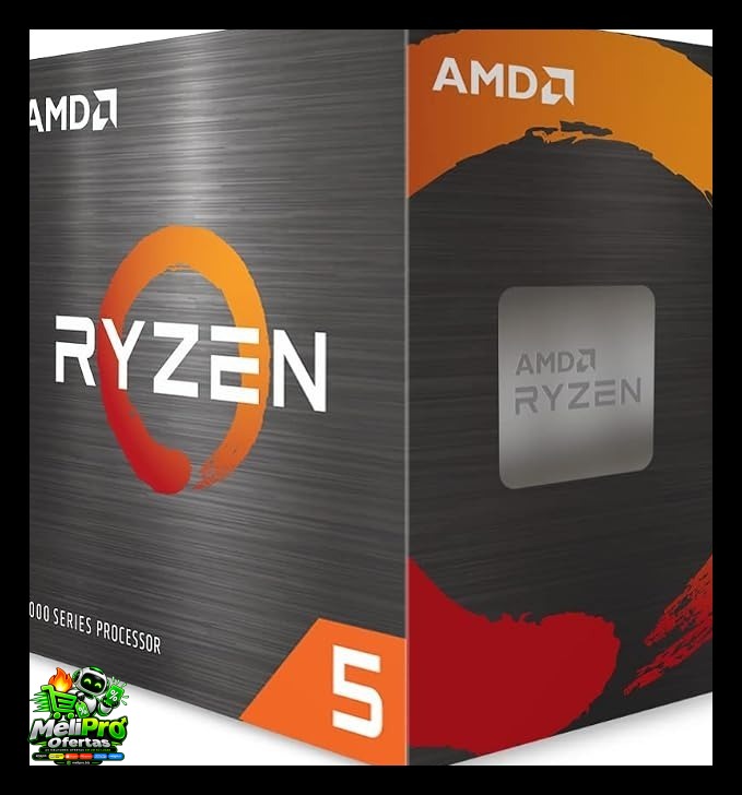 Processador AMD Ryzen 5 5500 100100000457BOX, Cerâmica Cinza