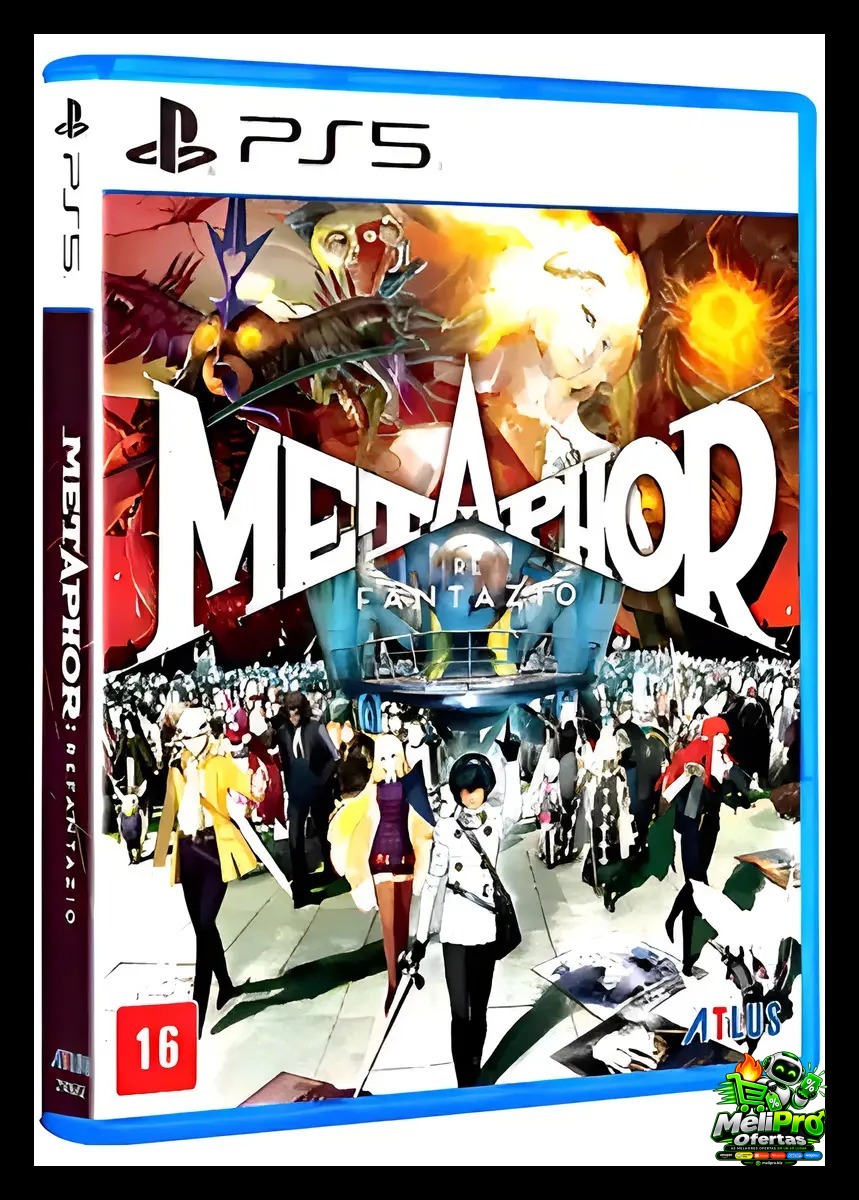 Jogo Ps5 Metaphor Refantazio Rpg Mídia Física E