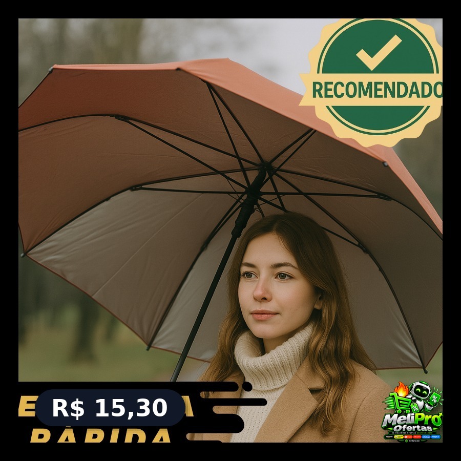 Guarda Chuva Dupla Face Reforçado Contra Raios UV Dobrável Compacto Manual Portátil Secagem Rápida