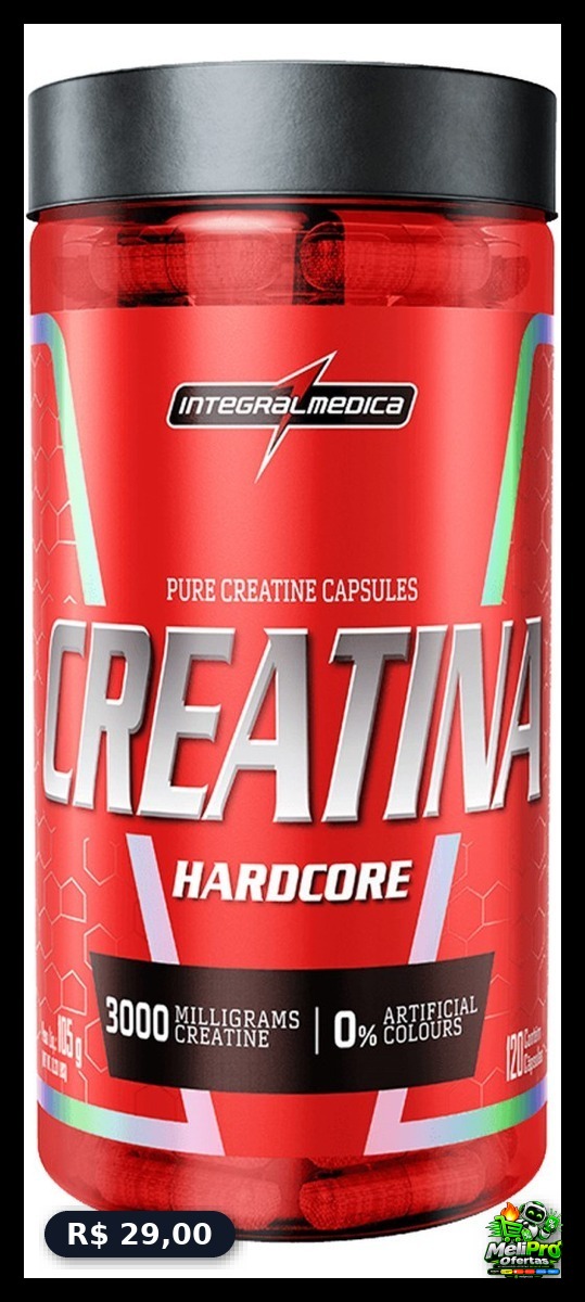 Creati.na Integralmédica Hardcore em cápsula 120 un