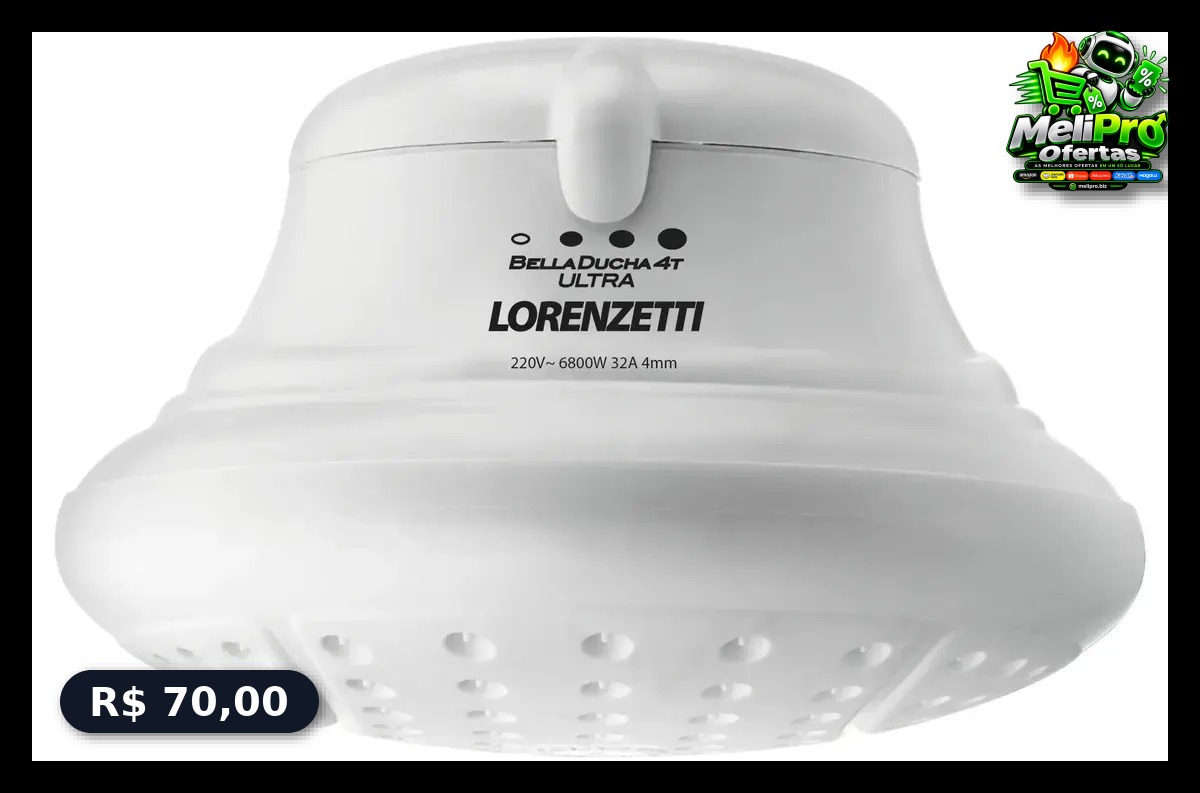 Chuveiro Elétrico Lorenzetti Bella Ducha Ultra 4T 6800W 220V