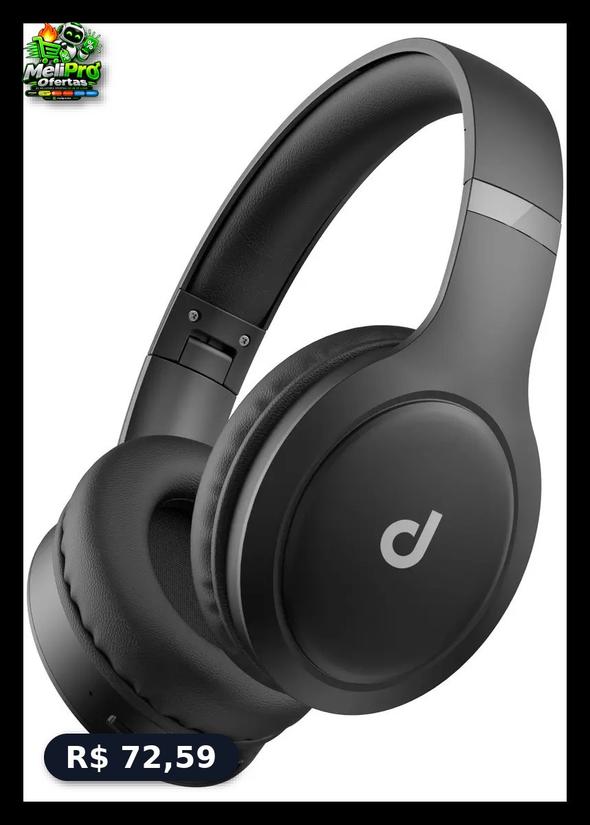 Fone De Ouvido Headphone Dapon H02D Bluetooth 5.1 Over-ear 22h Preto - no Mercado Livre.