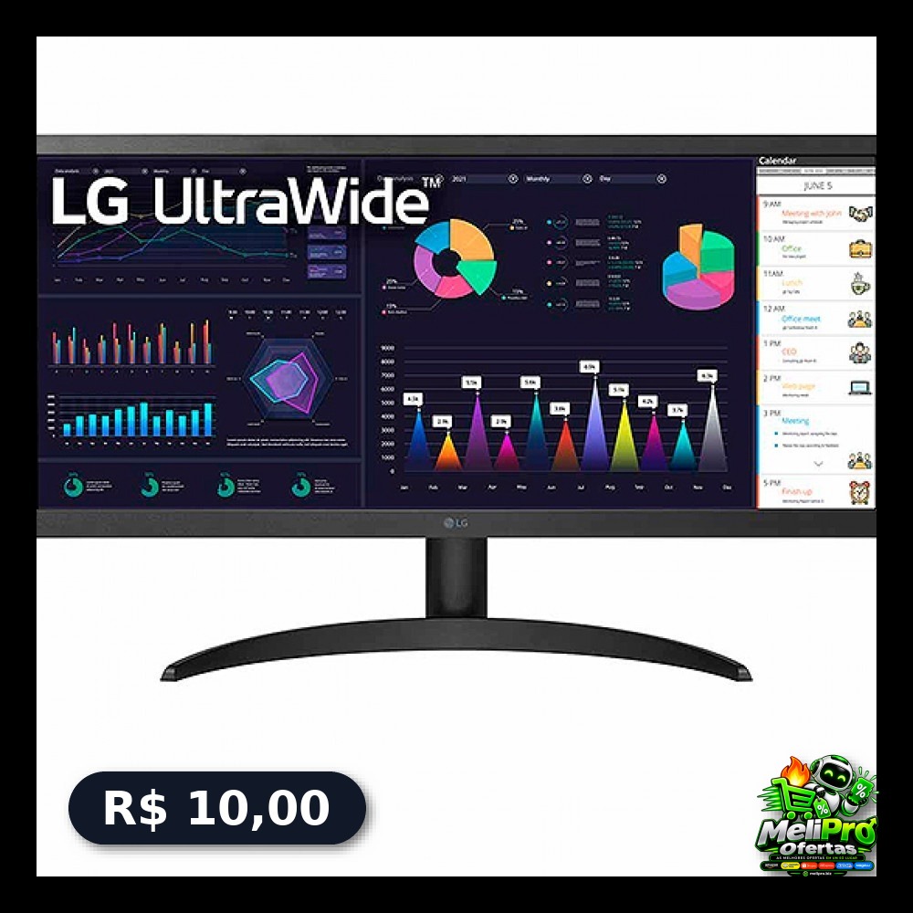 Monitor Gamer LG 26 UltraWide Full HD 75Hz 5ms HDMI IPS HDR10 Freesync