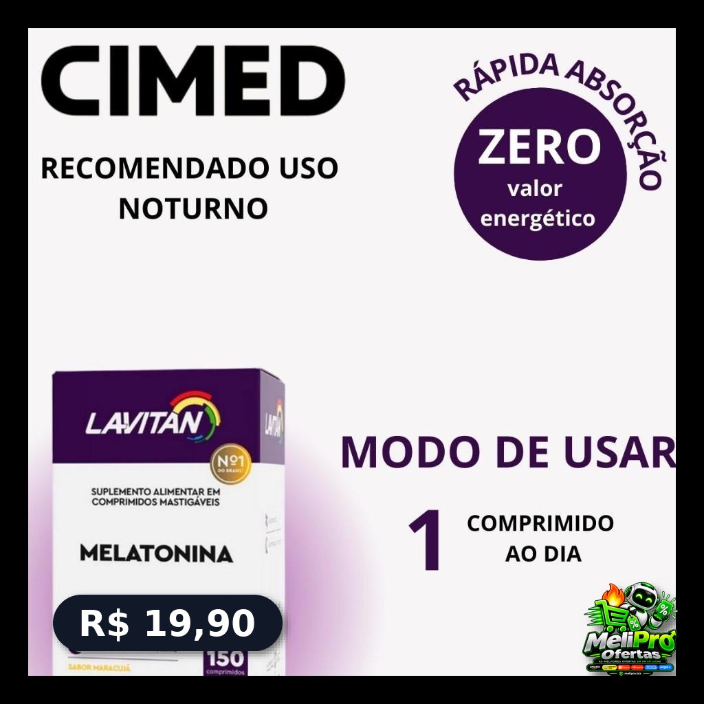 Lavitan Sono Sabor Maracuja 150 Comprimidos