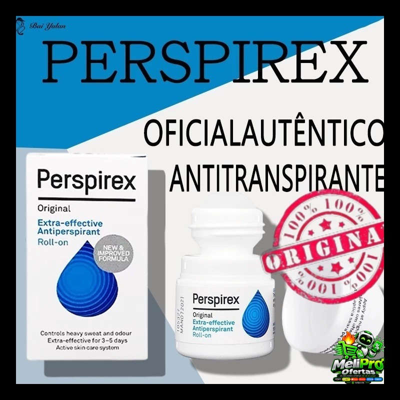Perspirex Oficial Antitranspirante Desodorante Para Tratamento Bromidrose Hiperidrose Odor