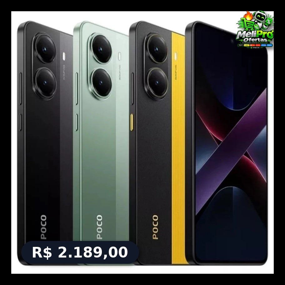 Xiaomi Poco X7 Pro 512GB / 256GB 5G Nfc Versão Global Original Envio Imediato