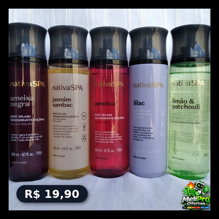 Body Splash Nativa SPA PROMOÇÃO RELÂMPAGO! mulher sedutora.
