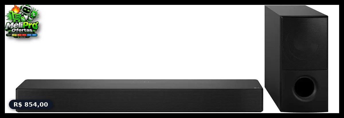LG Soundbar SH5A 600W (4.1 canais) com AI Sound Pro e WOW Interface – Som Imersivo, Voz Clara e Sincronização Total com