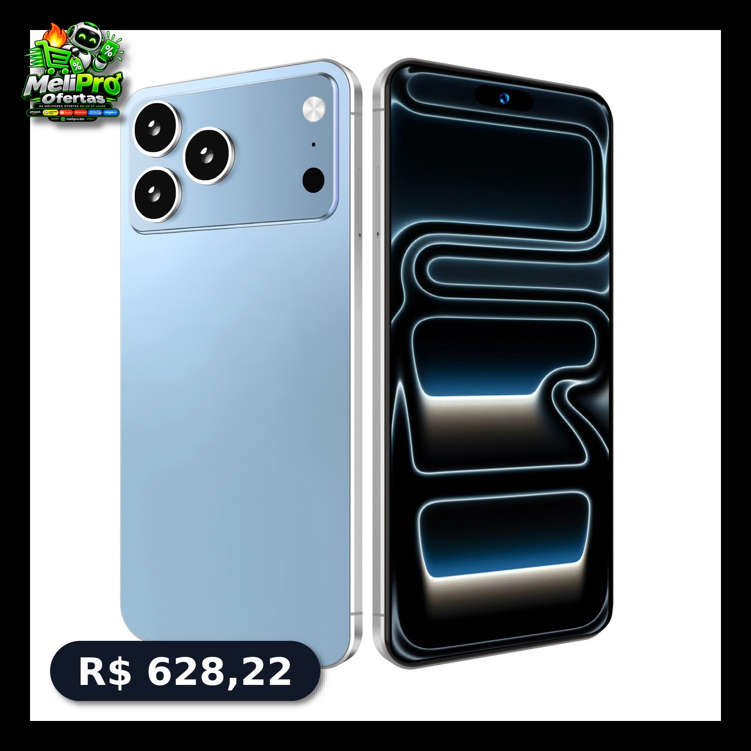 TELA GIGANTE de 6.7 e 128GB de espaço  smartphone completão