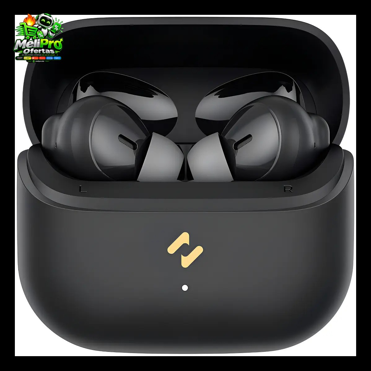 Fone De Ouvido Sem Fio Havit Tw982 Enc Bluetooth 5.4 Cor Preto