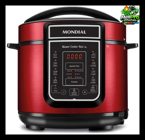 Panela de Pressão Elétrica Mondial 5L 900W - 220V