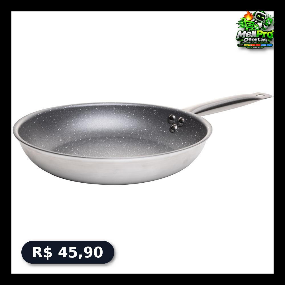 NADA GRUDA!  frigideira de indução de 20cm perfeita pro dia a dia