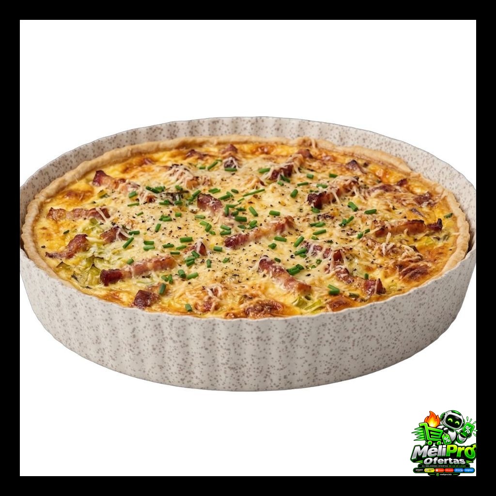 Forma para Quiche Brinox Ceramic Life Bakeware Ø24cm 4,2cm Vanilla