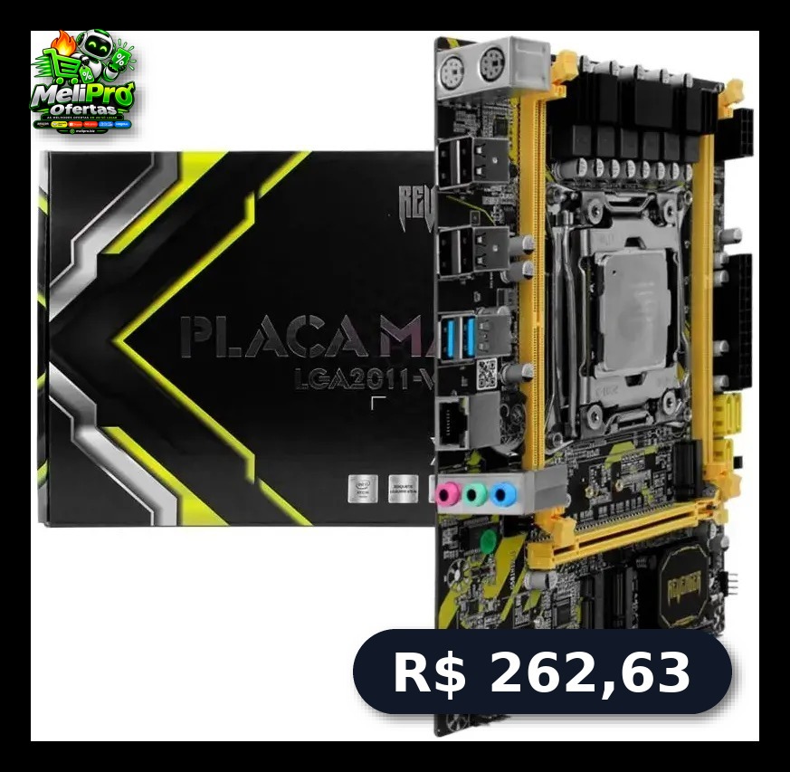 Placa Mãe X99 Lga2011-v3 Ddr4 Chipset Intel Pch 2666mhz Rj45