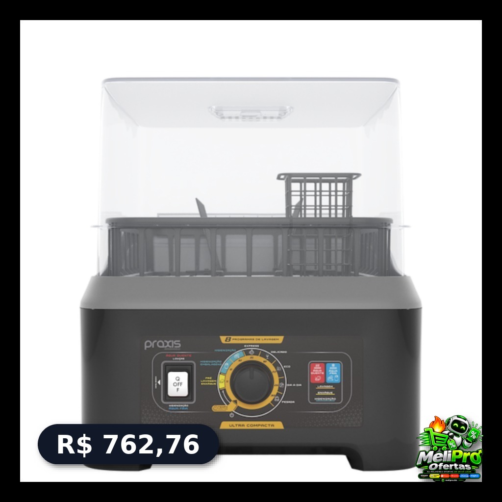 Lava Louças Praxis Portátil LLPP 2.0 Semi-Automática