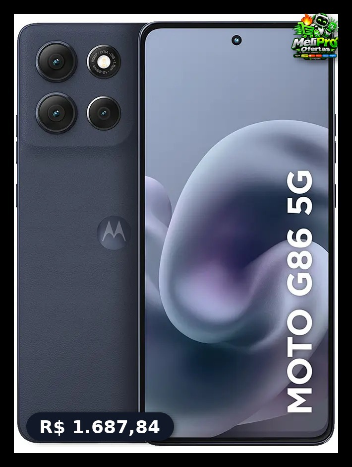 Celular smartphone Motorola G86 5G 256gb 8gb+16gb Ram Boost Grafite - no Mercado Livre.