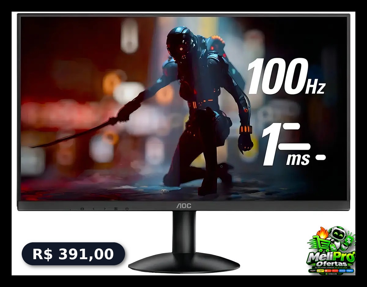 Monitor Aoc 23,8" 100Hz 1ms Gaming Hdmi 24B30hm2