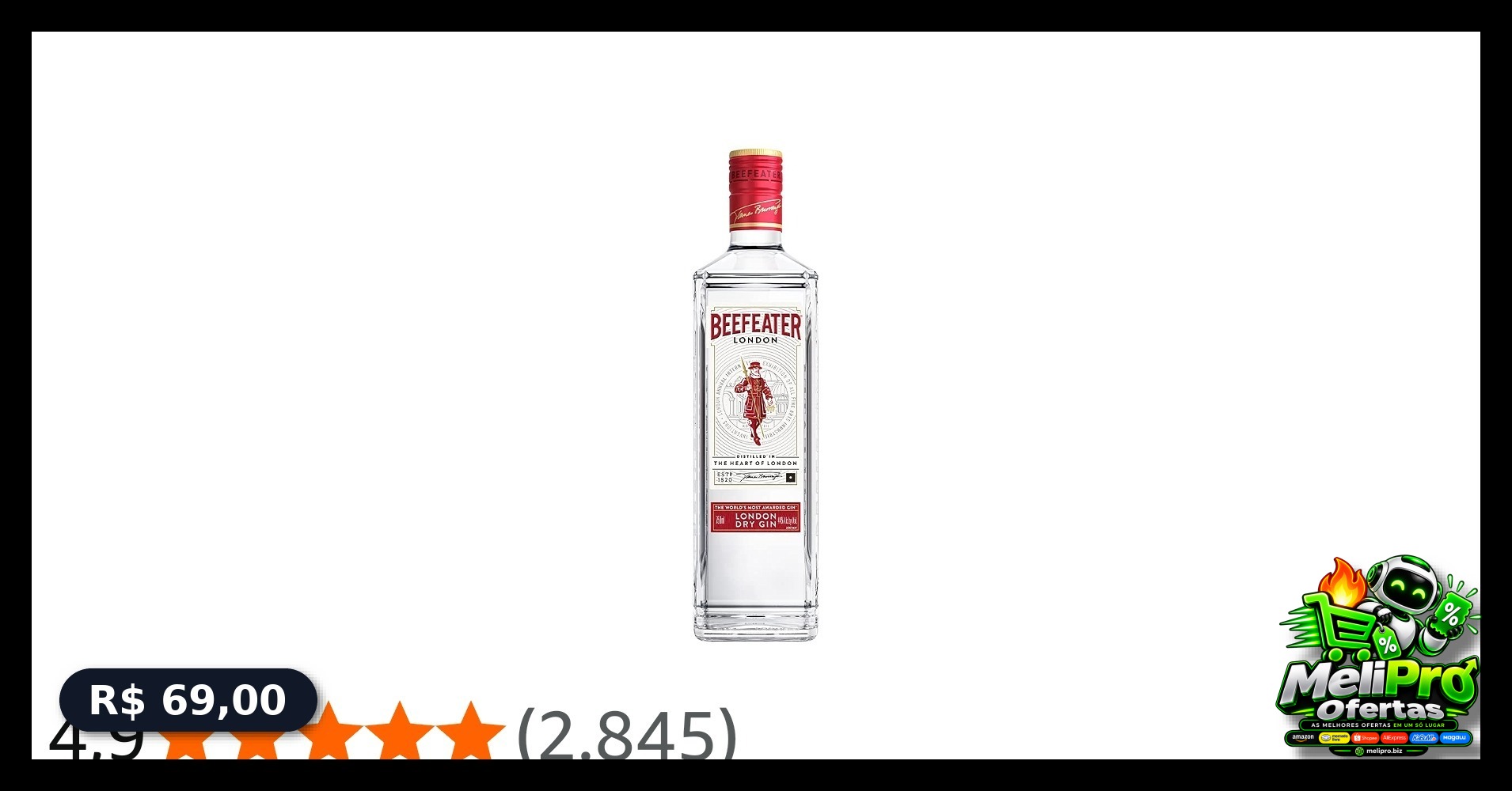 Beefeater Gin London Dry 750 Ml