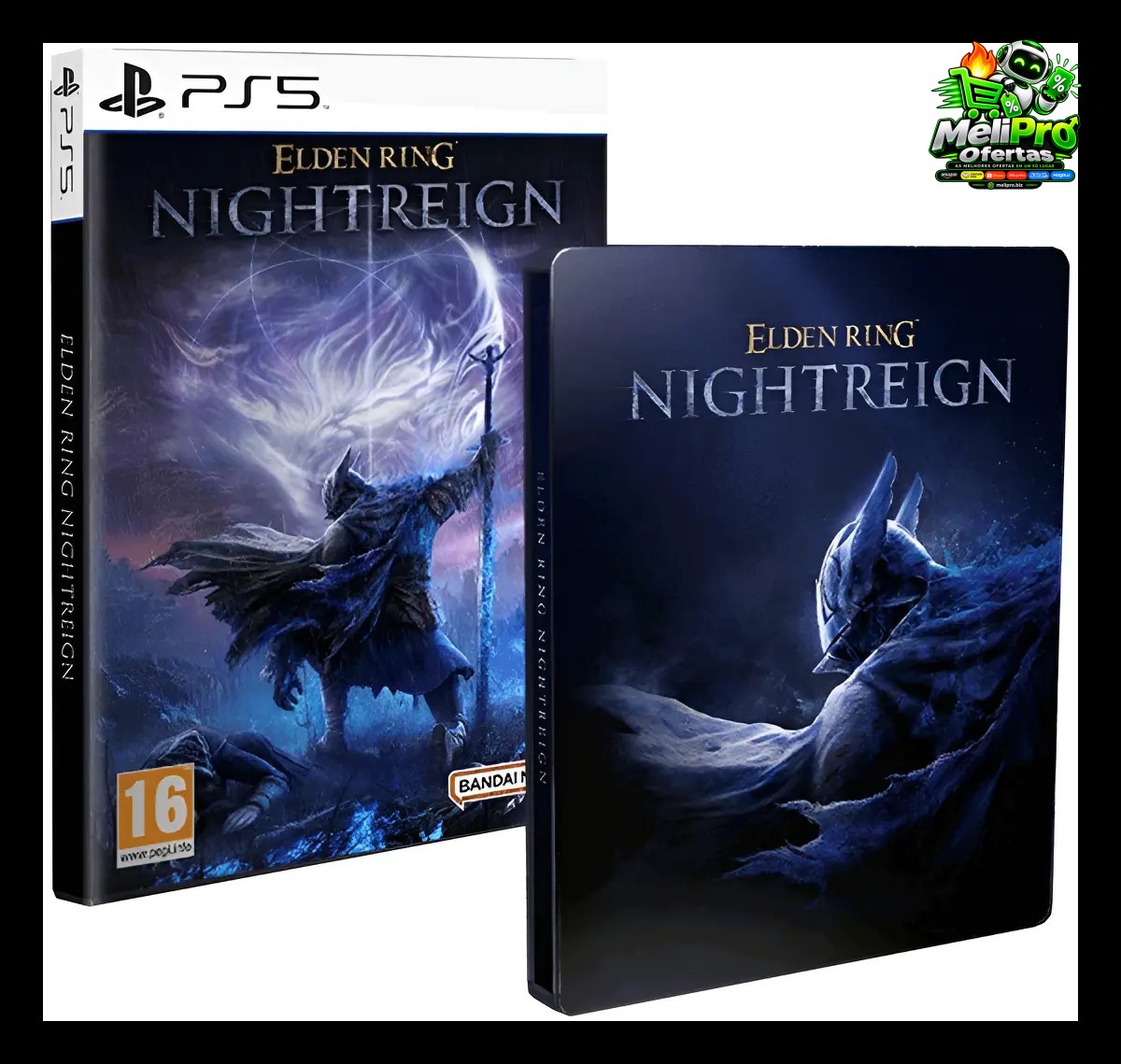Elden Ring Nightreign Seekers Edition Steelbook Ps5 Novo