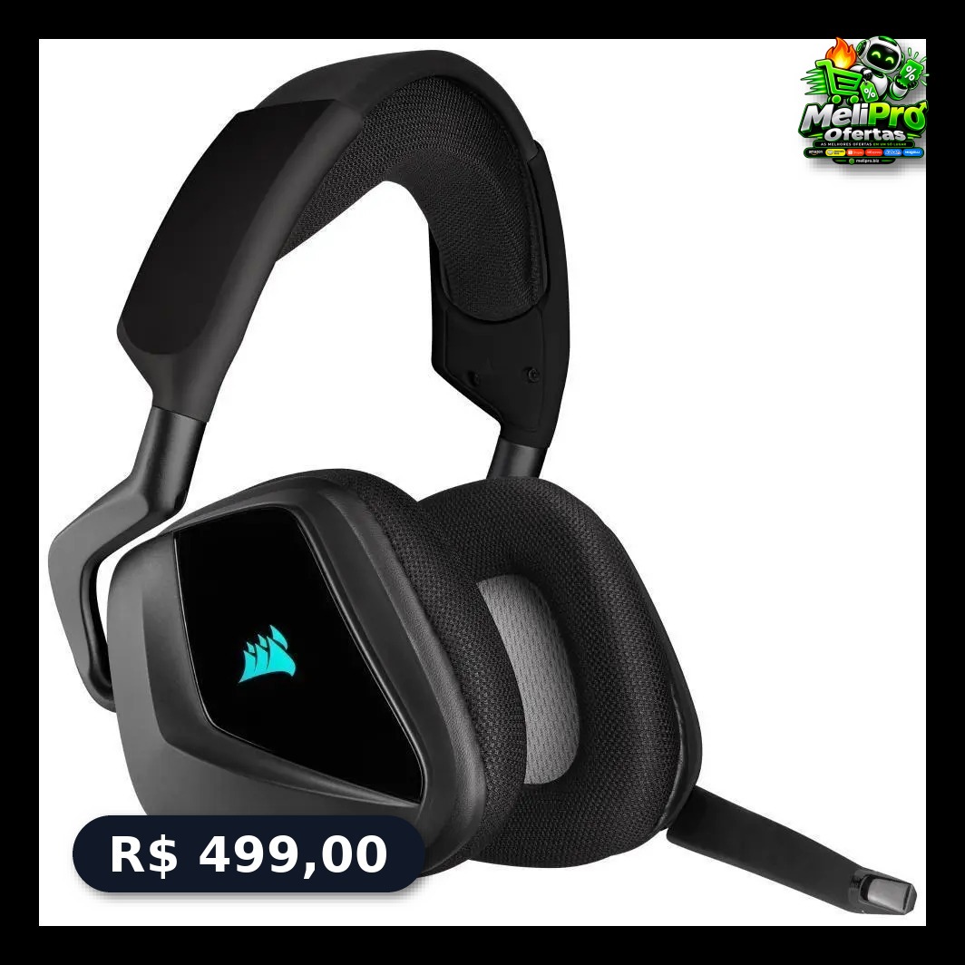 Headset Gamer Corsair Void Elite Wireless Rgb Surround 7.1