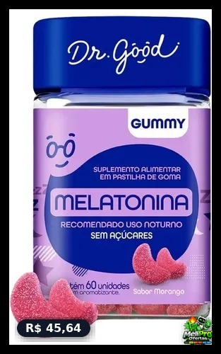 Melatonina Em Gomas Fini Dr Good
