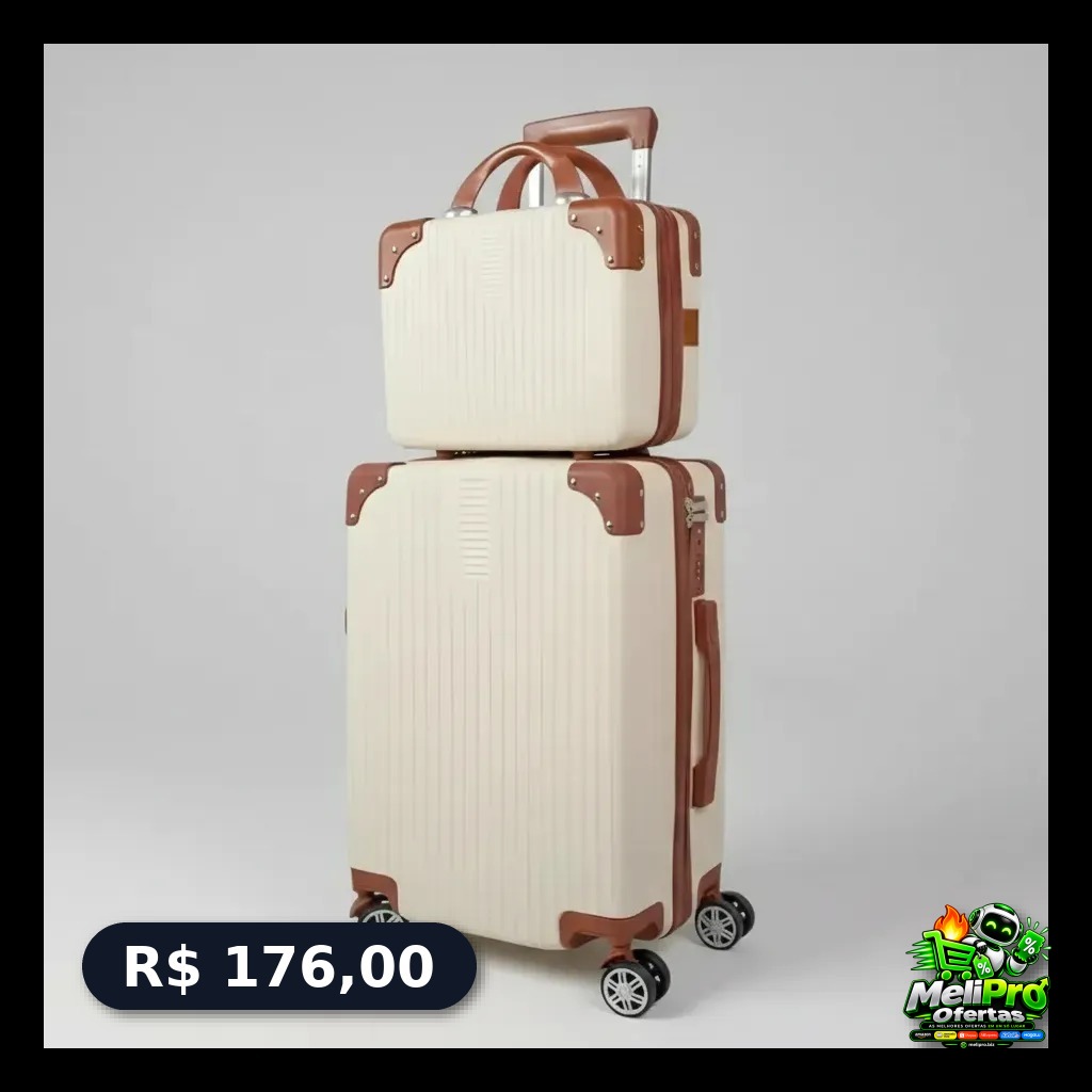 Mala De 10kg Bordo De Mão Bloguerinha Com Frasqueira