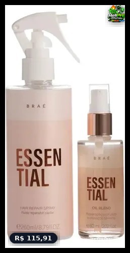 Kit Braé Essential Sérum e Óleo