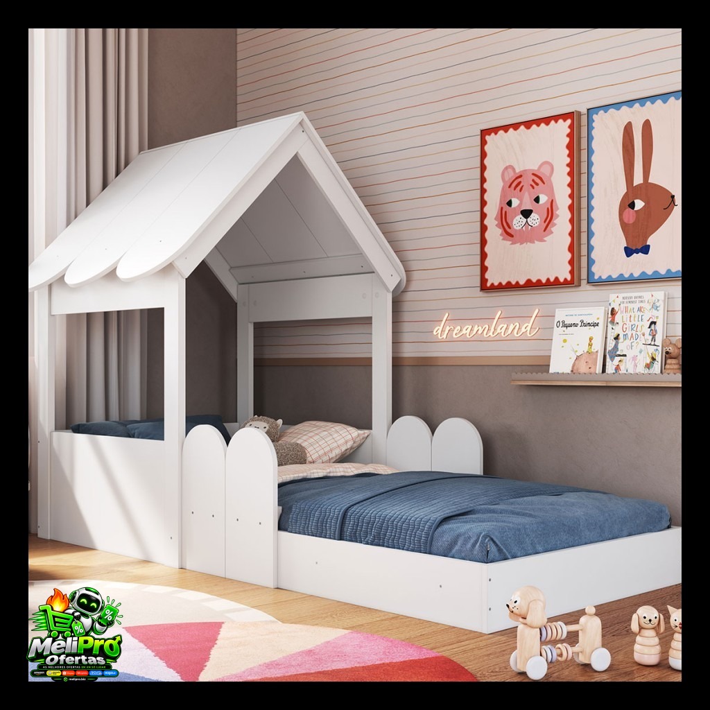 Cama Infantil Montessoriana Casinha - Completa Móveis