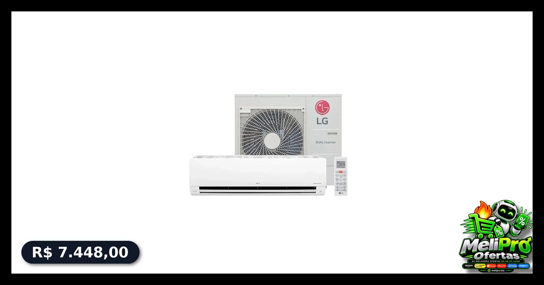 Ar Condicionado LG DUAL Inverter Voice 30000 BTU/h Quente e Frio S4NW30L43FA.EB2GAMZ - 220 Volts