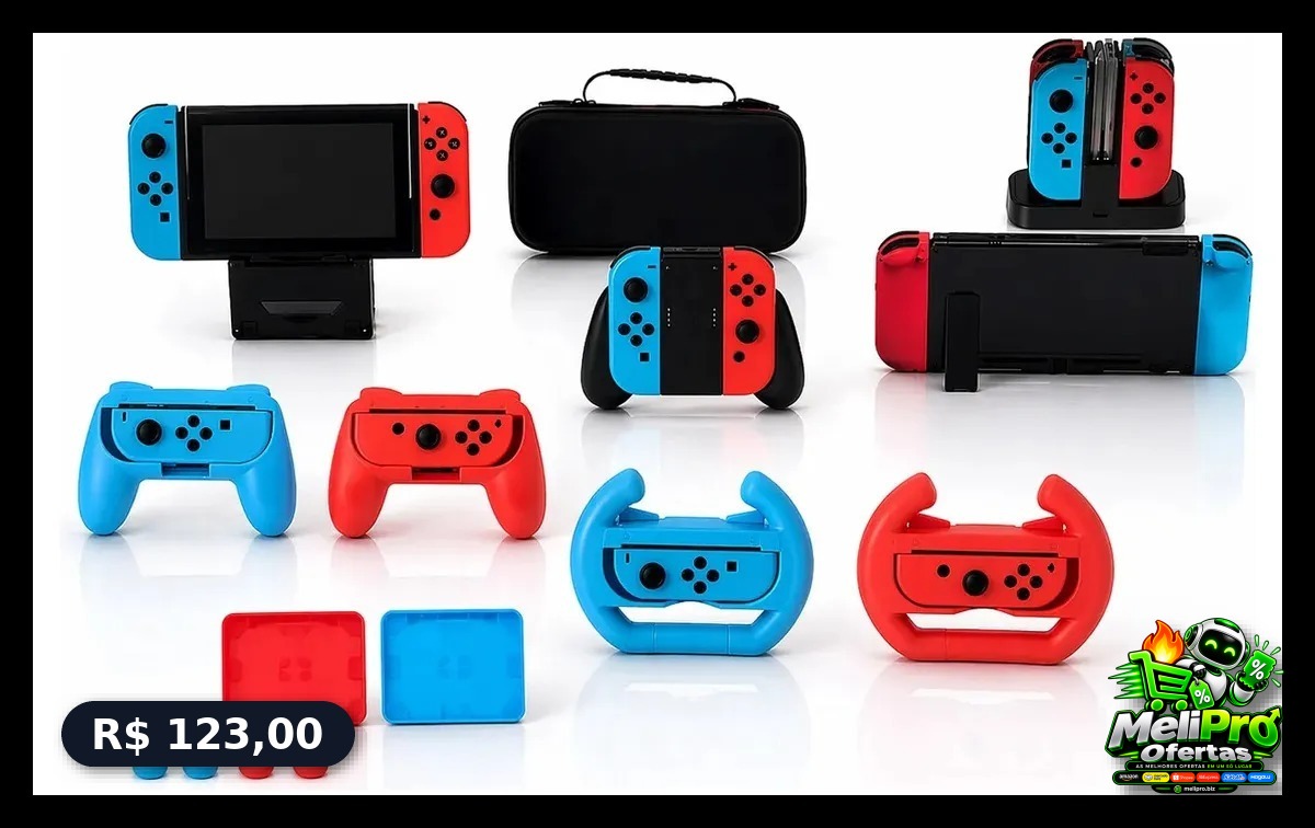 estojo por switch Knup KP-LC13 - preto