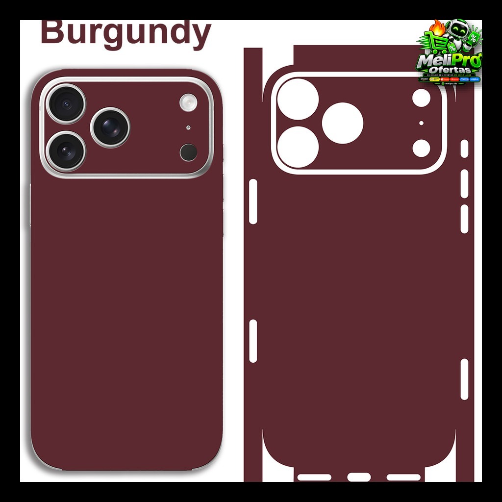 VISUAL NOVO pro seu iPhone!  skin adesiva traseira estilosa