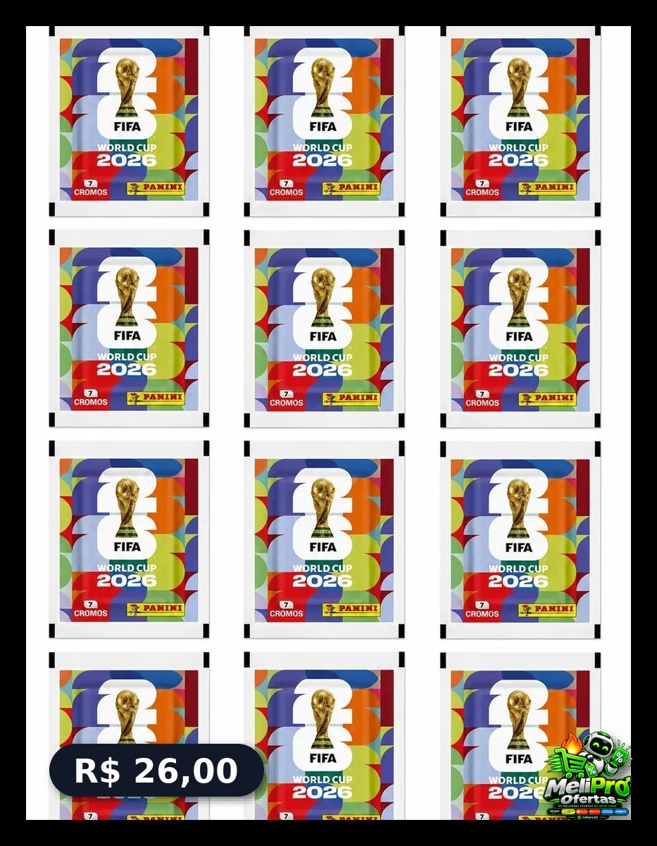 Kit 70 Figurinhas Do Álbum Copa Do Mundo 2026 Pronta Entrega