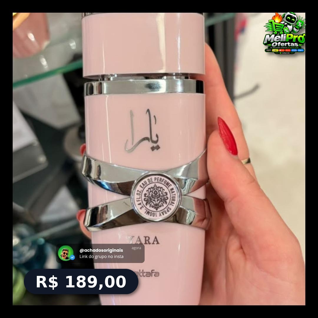 Perfume Yara Lattafa feminino 100ml