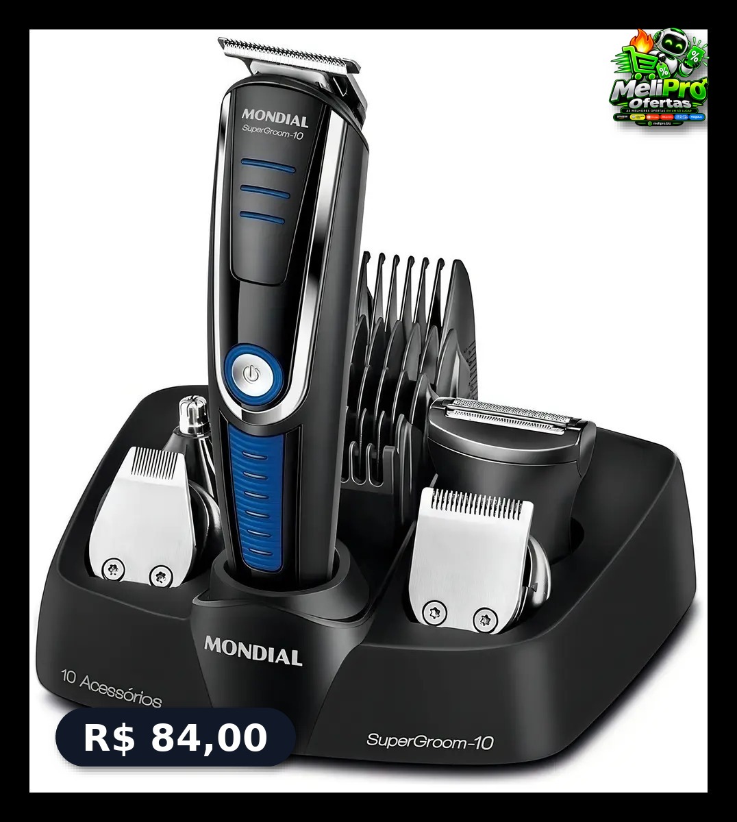Aparador de Pelos Super Groom 10 - Mondial