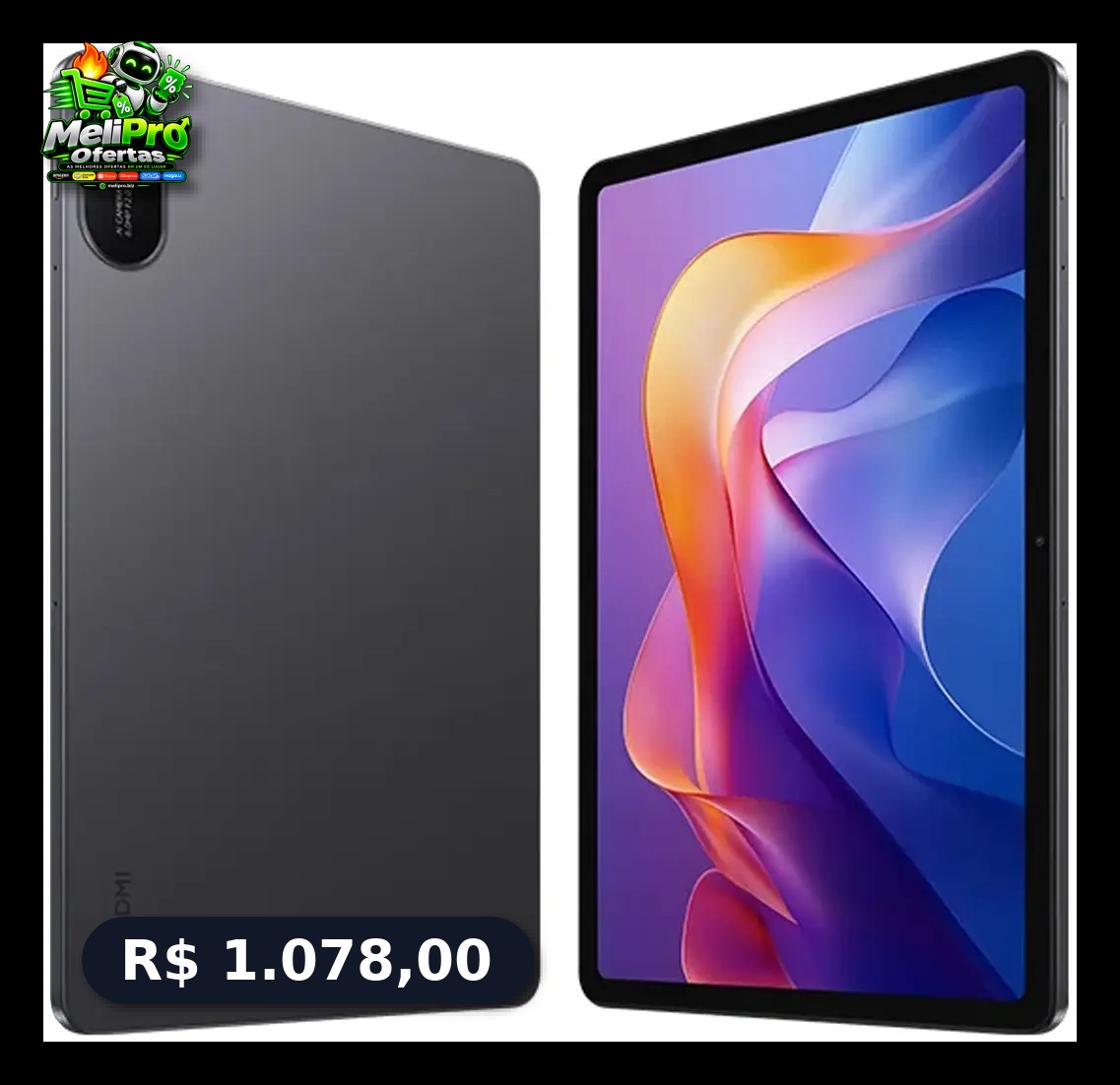 Tablet Xiaomi Redmi Pad2 De 128GB 4GB 11" Fhd+ 90hz Cor cinza