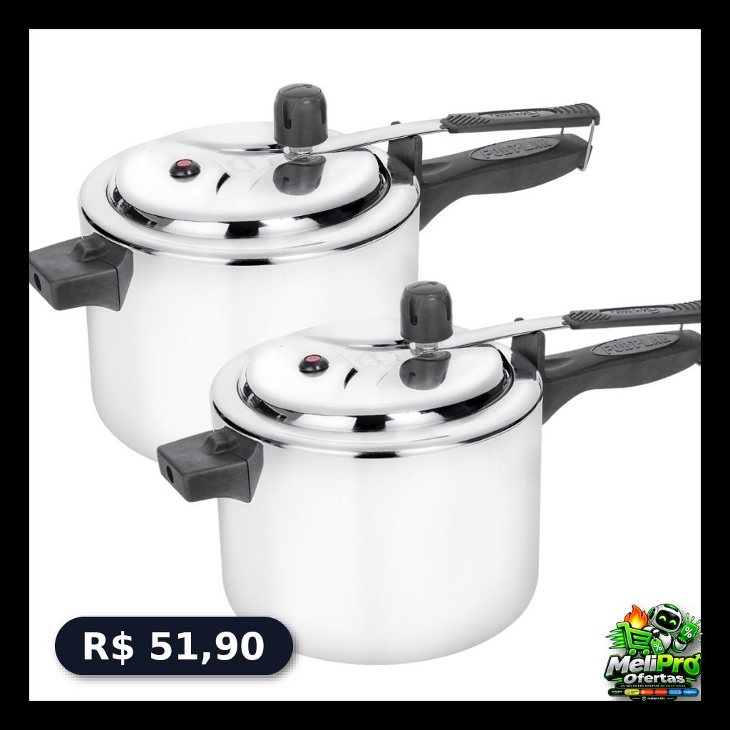 Panela de Pressao Polida Fortlar -A- LAM