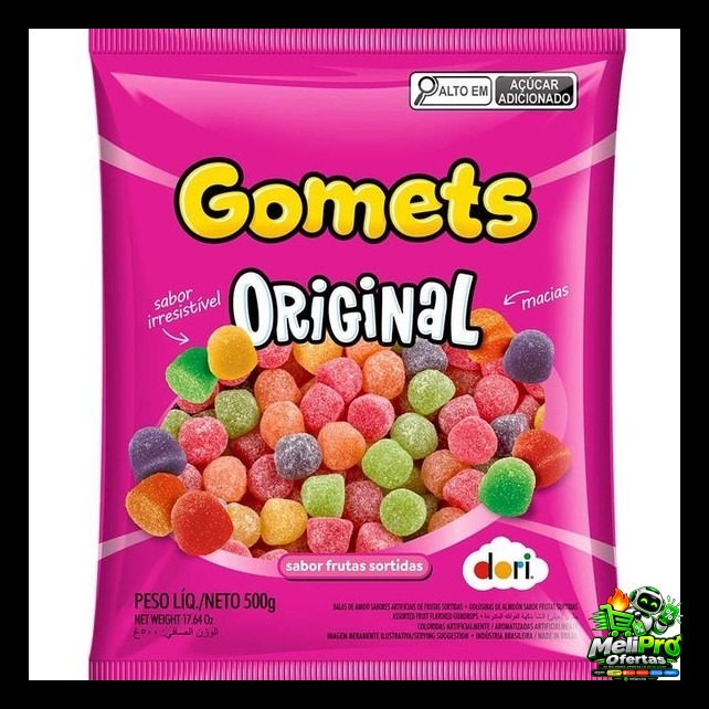 PROMETE NÃO COMER TUDO?  bala de goma pacote de 500g