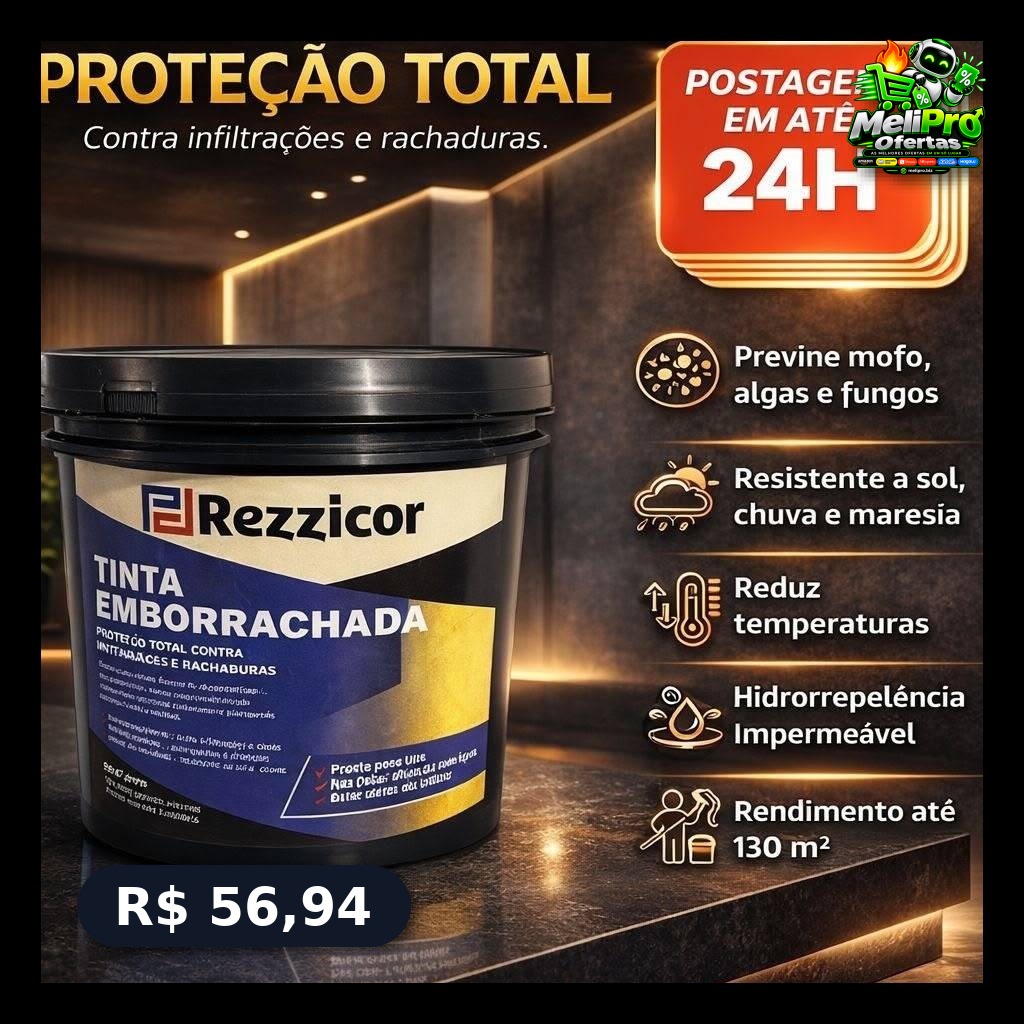 Tinta Borracha Líquida 4kg ou 18kg Impermeabilizante