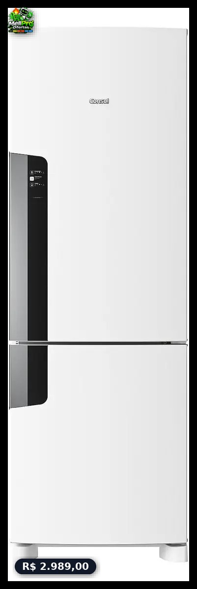 Geladeira Frost Free Duplex 399 Litros Consul Com Freezer Em Branco