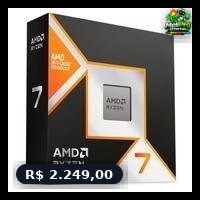 Processador Amd Ryzen 7 9800X3D 4 7Ghz 5 2Ghz Max Turbo Cache 8 MB 8 Nucleos 16 Threads Am5 Sem Video Integrado 100 1000