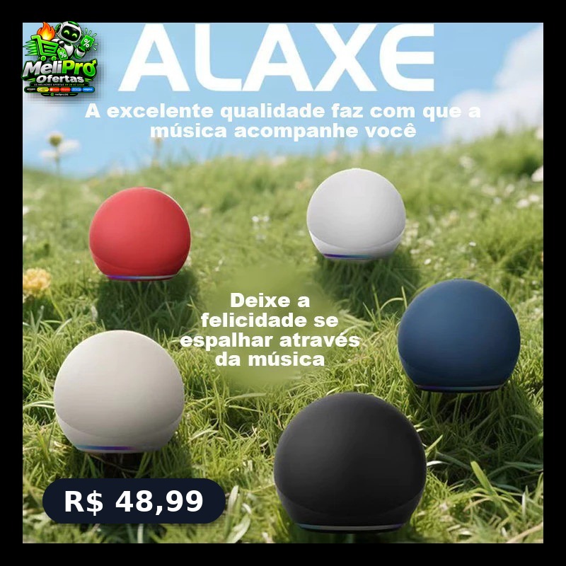 Caixa de Som Alaxe Echo Dot 5ª Geração!