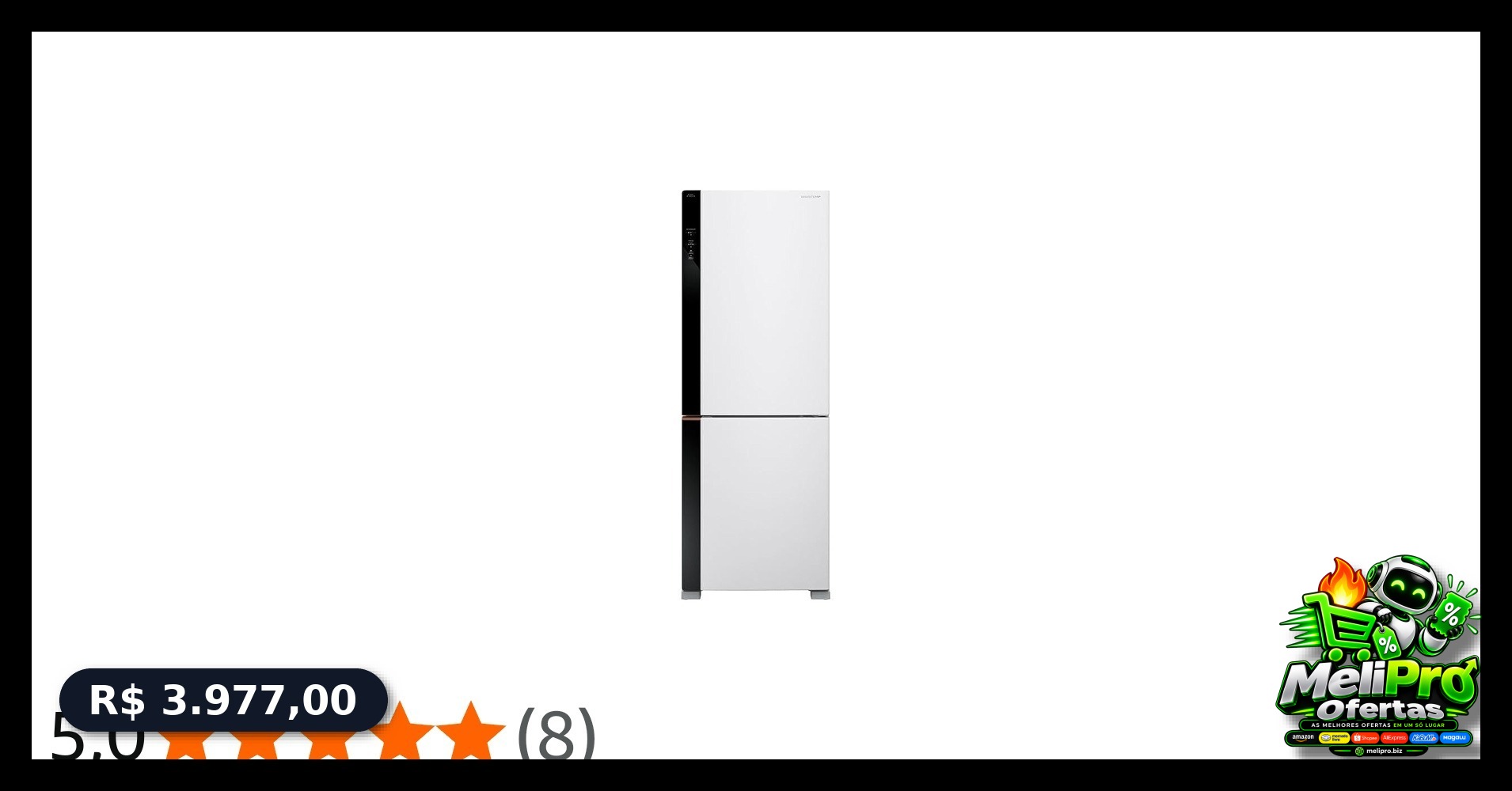 Smart Brastemp Frost Free Inverse 500L Branca - BRE66AB Bivolt