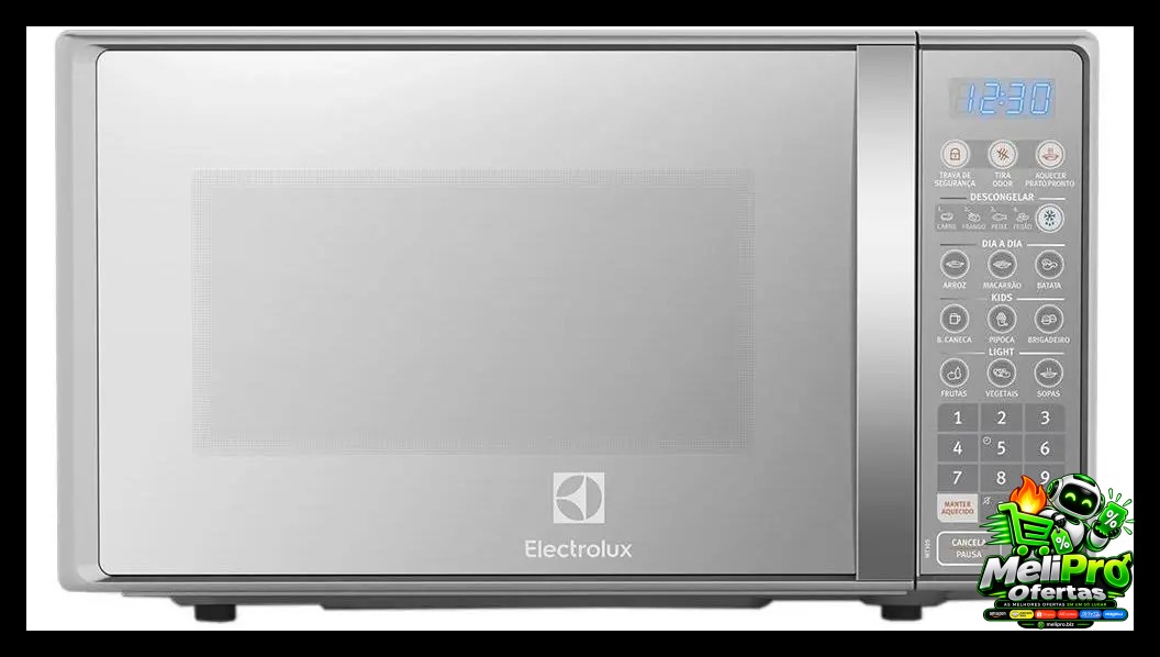 Micro-ondas Electrolux 20L MT30S Prata 127v