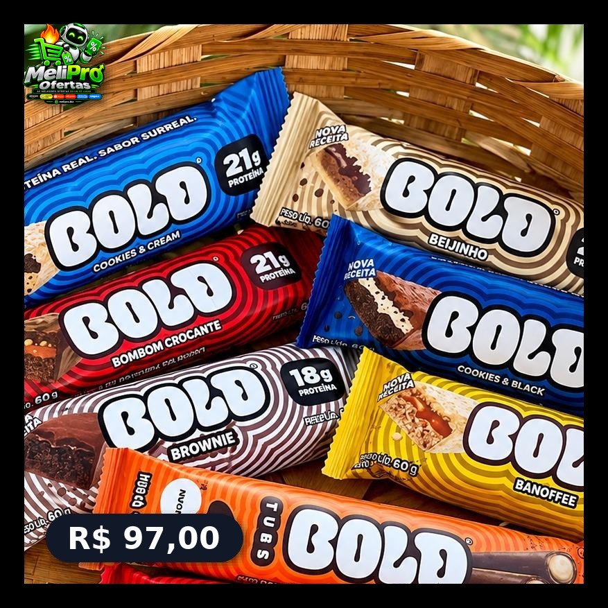 Barra de Proteína Bold 40g (12 Unidades)