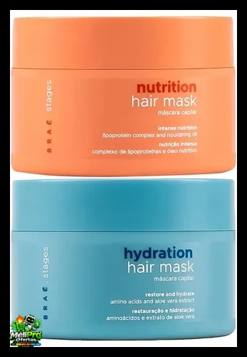 Máscaras De Tratamento Nutrição + Hidratação Stages Braé