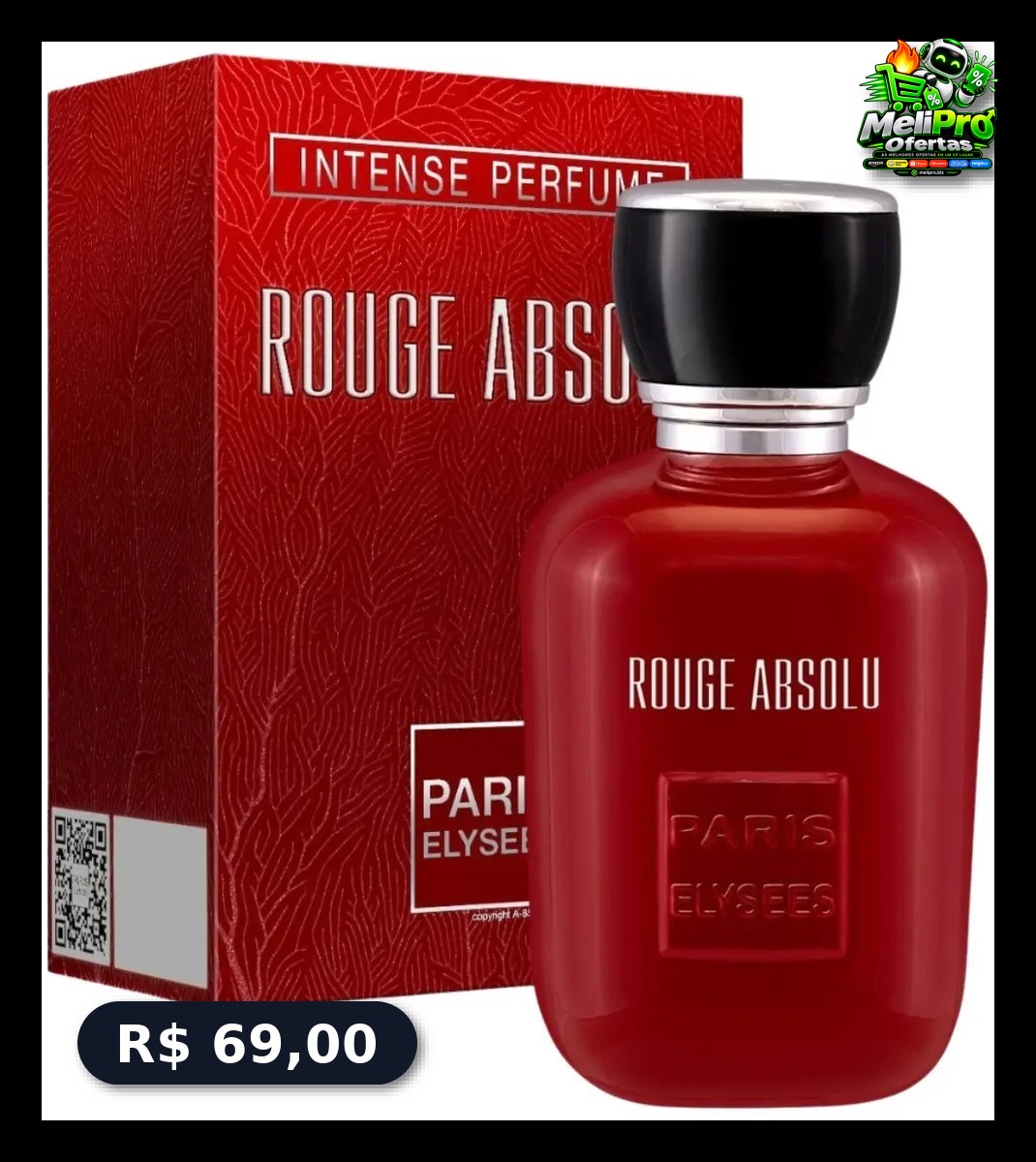 Perfume Rouge Absolu Paris Elysees Feminino Intense 100ml