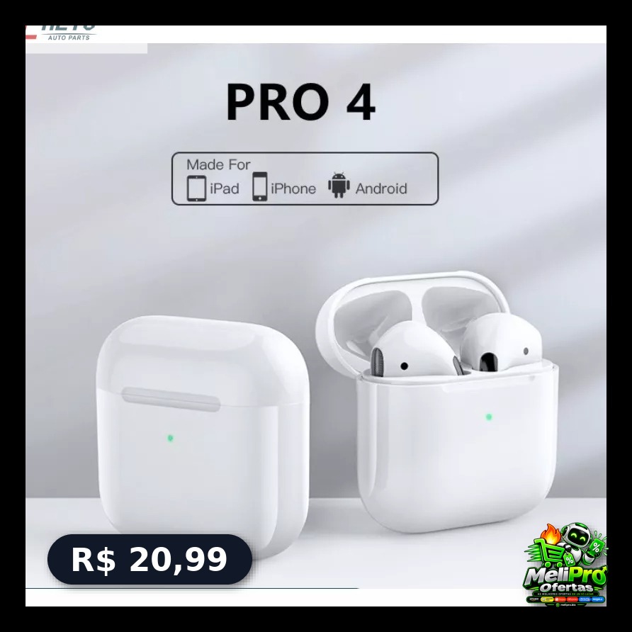 Air Pro 4 Tws Fone De Ouvido Sem