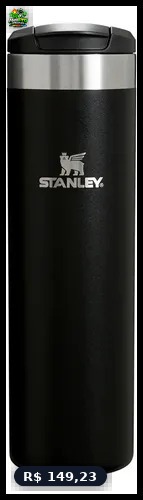 Garrafa Térmica Stanley Aerolight Transit Slim Black 2.0 591ml
