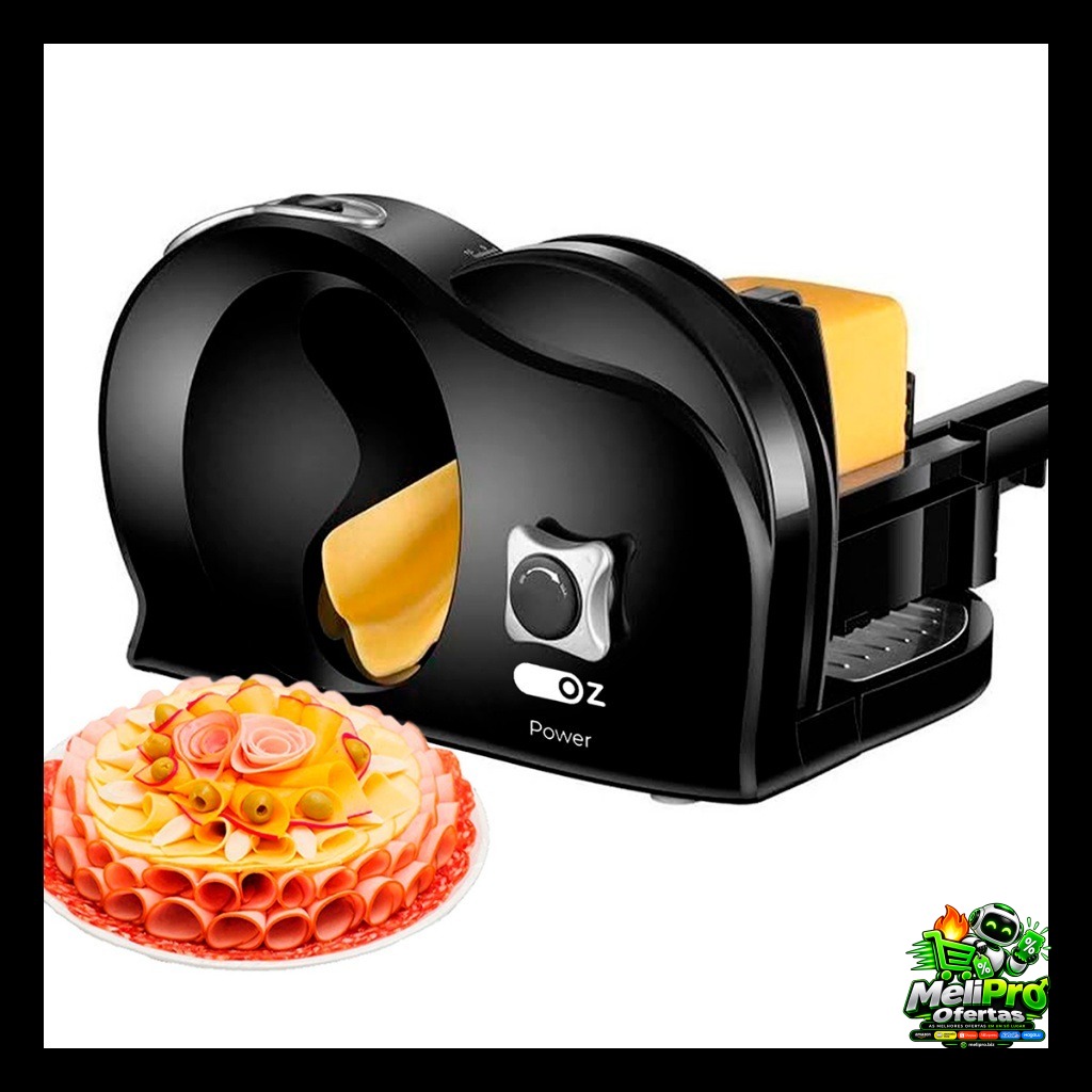 Multifatiador Fatiador Elétrico Oz Fa4615 150W Cortador De Frios Embutidos